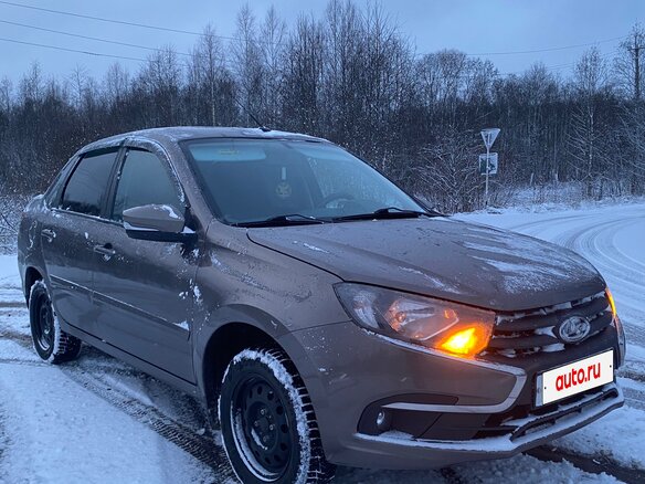2018 Lada (ВАЗ) Granta I Рестайлинг, коричневый, 555000 рублей - вид 2