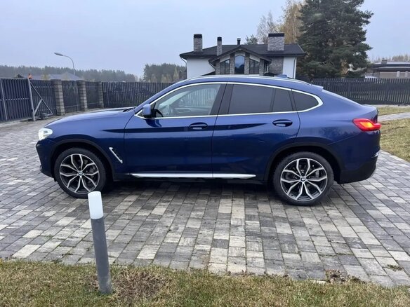 2018 BMW X4 25d II (G02), синий - вид 2