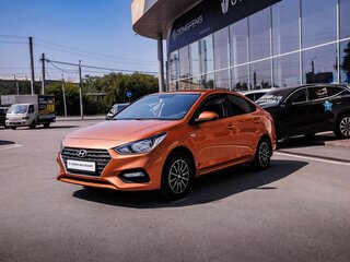 2018 Hyundai Solaris II, оранжевый, 1399000 рублей, вид 3