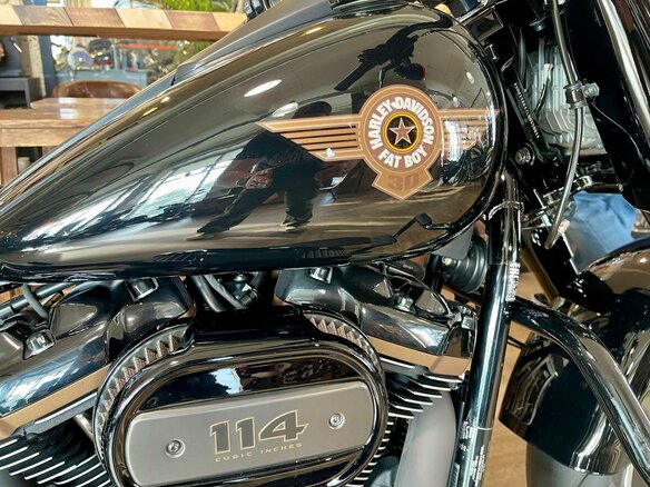 2020 Harley-Davidson Fat Boy, чёрный, 3500000 рублей - вид 15