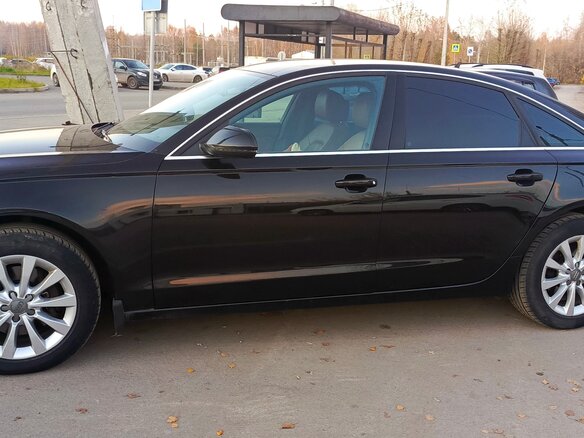 2012 Audi A6 IV (C7), чёрный, 1600000 рублей - вид 6