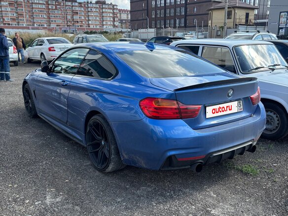 2015 BMW 4 серии 420d F32/F33/F36, синий, 2600000 рублей - вид 6