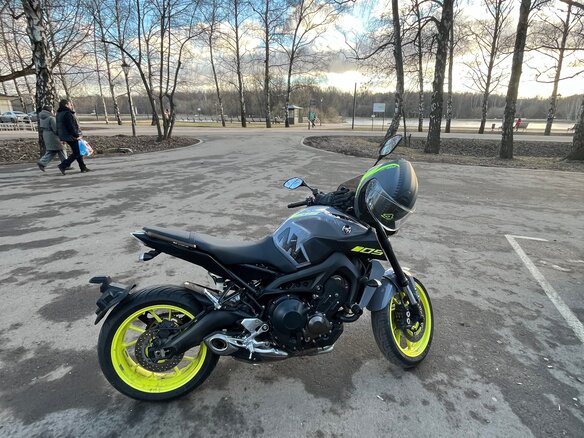 2017 Yamaha MT-09 (FZ-09), серый, 850000 рублей - вид 6