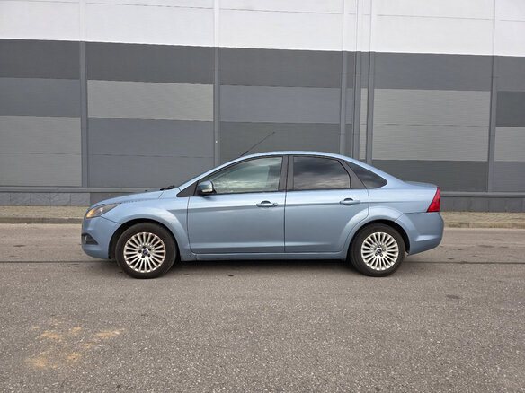 2008 Ford Focus II Рестайлинг, голубой, 420000 рублей - вид 5