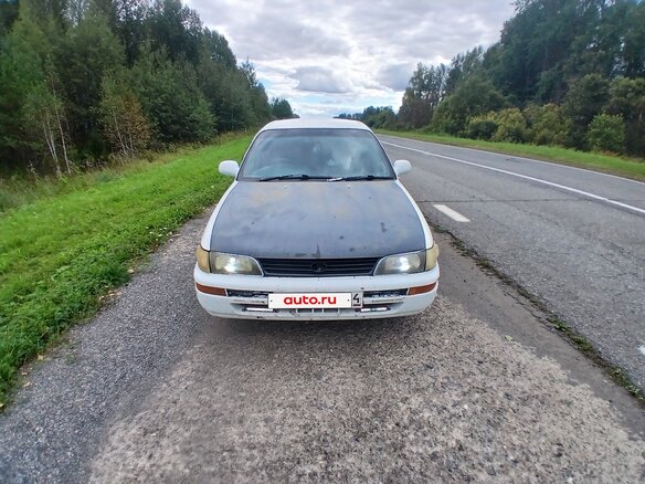 1991 Toyota Corolla VII (E100), белый, 180000 рублей