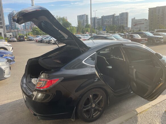 2008 Mazda 6 II (GH), чёрный, 615000 рублей