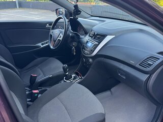 2011 Hyundai Solaris I, фиолетовый, 670000 рублей, вид 5