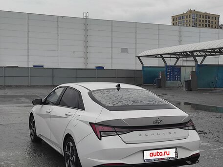 2021 Hyundai Elantra VII (CN7), белый, 1990000 рублей, вид 5