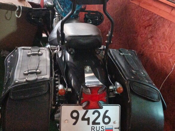 1991 Yamaha XV535 Virago, синий, 300000 рублей - вид 4