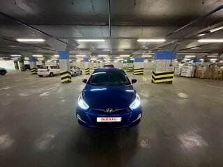 2013 Hyundai Solaris I, синий, 890000 рублей, вид 2