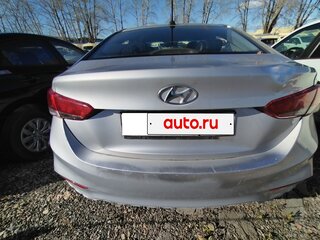 2018 Hyundai Solaris II, жёлтый, 522000 рублей, вид 4