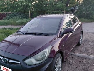 2011 Hyundai Solaris I, фиолетовый, 550000 рублей, вид 1