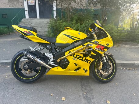 2004 Suzuki GSX-R 600, жёлтый, 675000 рублей, вид 3