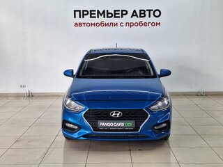 2018 Hyundai Solaris II, синий, 670000 рублей, вид 2