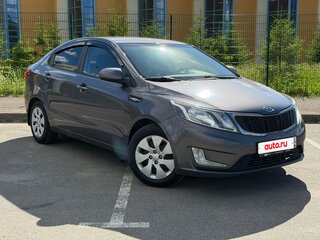 2012 Kia Rio III, серый, 830000 рублей, вид 3