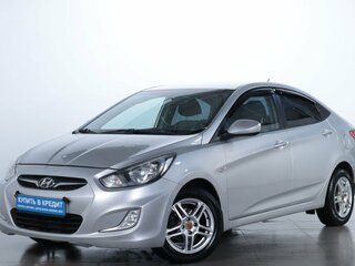 2012 Hyundai Solaris I, серебристый, 759000 рублей, вид 3