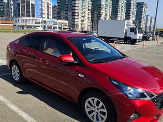 2020 Hyundai Solaris II Рестайлинг, красный, 2180000 рублей, вид 3