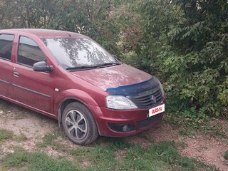 2011 Renault Logan I Рестайлинг, красный, 380000 рублей, вид 1
