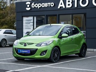2012 Mazda 2 II Рестайлинг (DE2), зелёный, 843000 рублей, вид 1