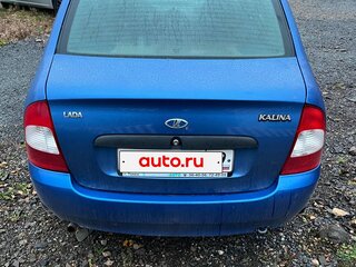 2007 Lada (ВАЗ) Kalina I, синий, 350000 рублей, вид 4