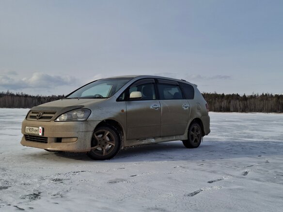 2002 Toyota Ipsum II (M20), серый, 600000 рублей