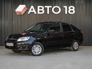 2014 Lada (ВАЗ) Granta I, чёрный, 469000 рублей, вид 1