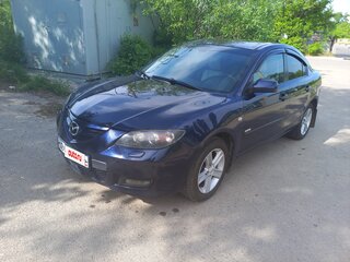 2008 Mazda 3 I (BK) Рестайлинг, синий, 370000 рублей, вид 1