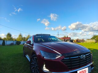 2021 Hyundai Sonata VIII (DN8), красный, 2890000 рублей, вид 2
