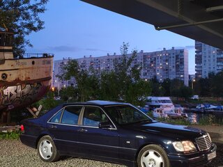 1996 Mercedes-Benz S-Класс 320 III (W140) Рестайлинг, синий, 990000 рублей, вид 5