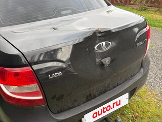 2015 Lada (ВАЗ) Granta I, чёрный, 499000 рублей, вид 4