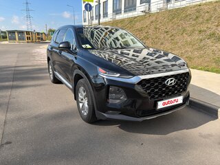 2020 Hyundai Santa Fe IV, чёрный, 2750000 рублей, вид 3