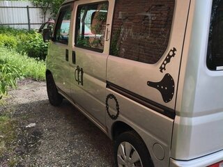 2017 Honda Acty III, серебристый, 550000 рублей, вид 4