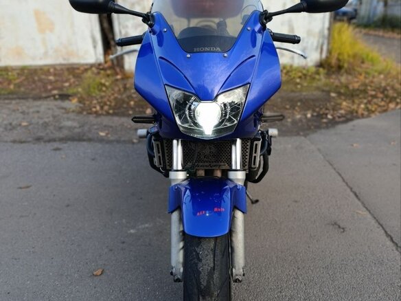 2001 Honda CB 600S, синий, 420000 рублей - вид 11