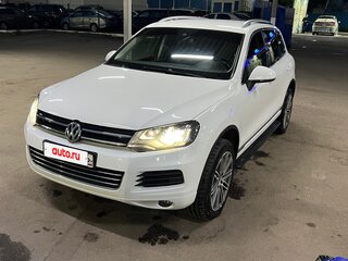 2013 Volkswagen Touareg II, белый, 2920000 рублей, вид 5
