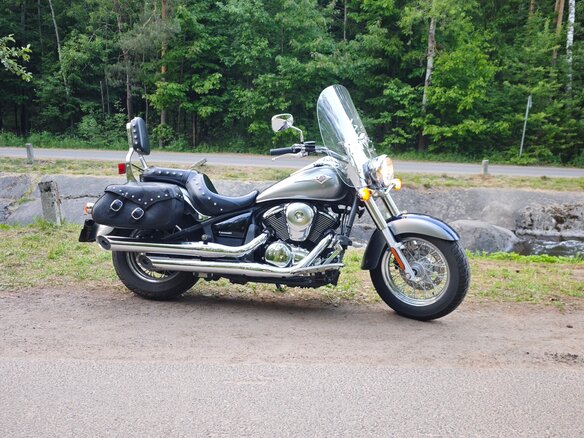 2025 Kawasaki VN900 Vulcan, синий, 820000 рублей