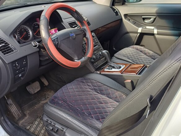 2014 Volvo XC90 I Рестайлинг, белый, 3100000 рублей - вид 3