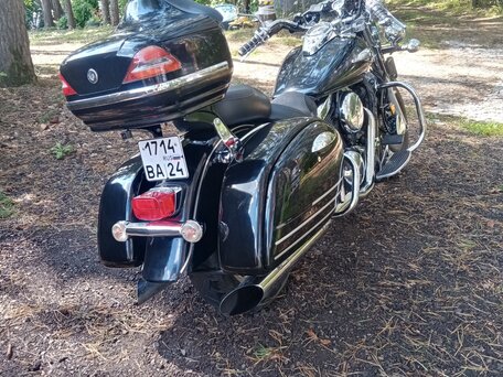 2000 Kawasaki VN1500 Vulcan, чёрный, 550000 рублей, вид 3