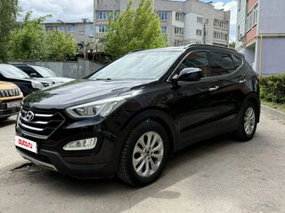 2013 Hyundai Santa Fe III, чёрный, 1720000 рублей, вид 2