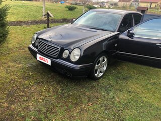 1999 Mercedes-Benz E-Класс 320 II (W210, S210) Рестайлинг, синий, 450000 рублей, вид 1