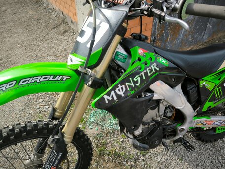 2009 Kawasaki KX 250, зелёный, 310000 рублей, вид 1