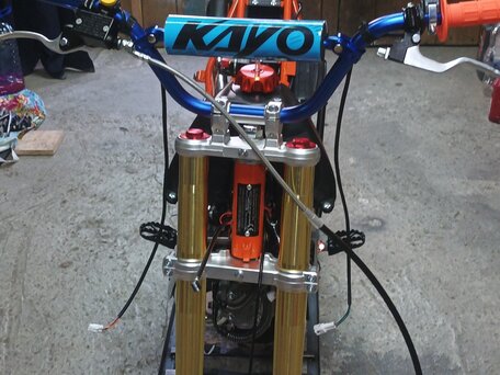 2024 Kayo Evolution YX140EM, оранжевый, 95000 рублей, вид 5