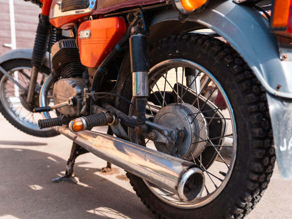 1989 Jawa 350/638, оранжевый, 70000 рублей - вид 14
