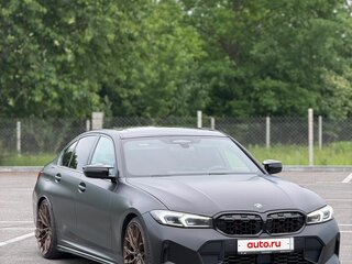 2022 BMW 3 серии M340i VII (G2x) Рестайлинг, чёрный, 6500000 рублей, вид 3