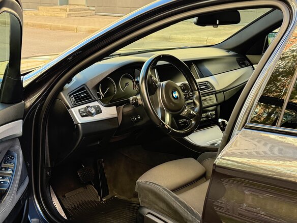 2014 BMW 5 серии 528i xDrive VI (F10/F11/F07) Рестайлинг, серый, 2150000 рублей - вид 6