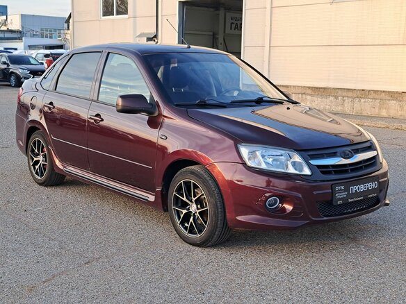 2012 Lada (ВАЗ) Granta I, коричневый - вид 2