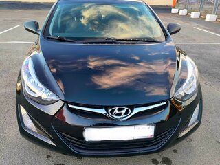2015 Hyundai Elantra V (MD) Рестайлинг, чёрный, 1350000 рублей, вид 2