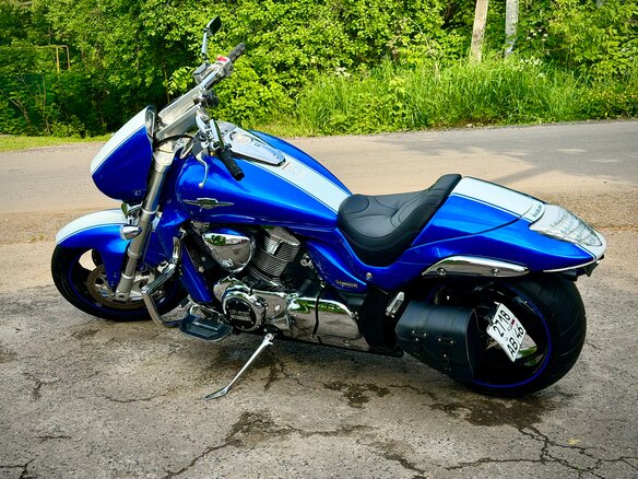 2012 Suzuki Boulevard M109R, синий, 1100000 рублей - вид 9