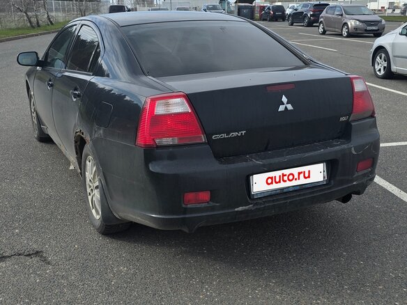 2007 Mitsubishi Galant IX Рестайлинг, чёрный, 380000 рублей - вид 6