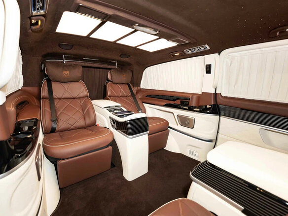 2024 Mercedes-Benz V-Класс 300 d экстра длинный III (W447) Рестайлинг 2, чёрный - вид 7