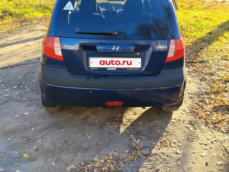 2008 Hyundai Getz I Рестайлинг, синий, 480000 рублей, вид 3